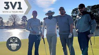 3v1 With a TOUR PRO at Cabarrus CC - Part 2 | Wedgies Golf Co.