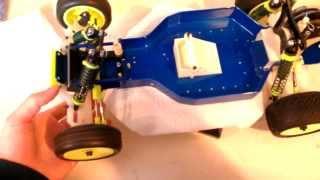 Vintage RC10 Team Car long front shock conversion, part 3