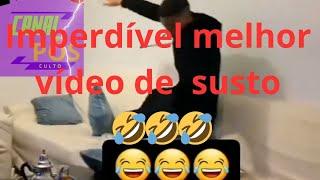 Imperdível!! O melhor #vídeo de susto já visto, #tente não rir!!