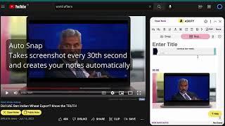 Auto Snap | Convert video to notes PDF automatically | Askify Video notes