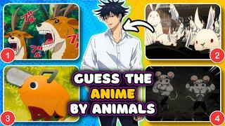  Guess the Anime From These Animals!  | ANIME QUIZ