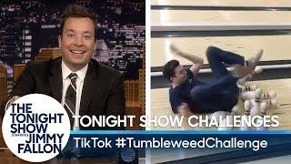 Tonight Show Challenges: TikTok #TumbleweedChallenge