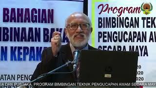 Program Bimbingan Teknik Pengucapan Awam Secara Maya - I