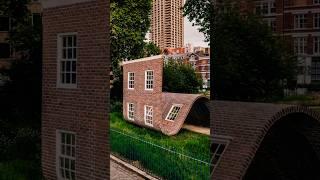 This Building Is Sitting Down!  Alex Chinneck's Surreal Illusion #architecture #design #shortsfeed