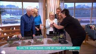 Northampton Reptile Centre Visit ITV's This Morning to Help Cure a Frog Phobia