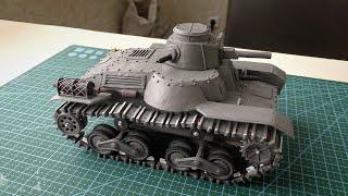 Танк из пластилина с рабочей ходовой !!! Plasticine tank with working chassis