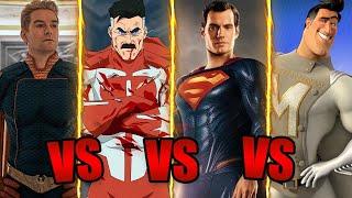 Superman VS Omni-Man VS Homelander VS Metro Man | Who Will Win?