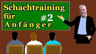 Schachtraining für Anfänger || Tipps und Tricks für eine Schachpartie || 2.Lehrstunde