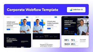 Corporate Website Template | Advisor X - BRIX Templates