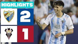 MÁLAGA CF 2 - 1 ALBACETE BP | RESUMEN LALIGA HYPERMOTION