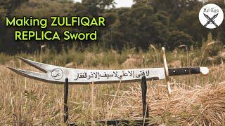 Making ZULFIQAR Replica sword - subscribe my new channel  (mr kge)