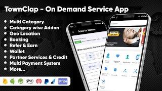 TownClap - On Demand Home Services | Handyman App Clone | Urbanclap Clone | TaskRabbit | CSCODETECH