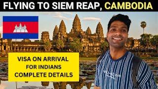 INDIAN Traveler: Flying from Thailand to Cambodia | Visa on Arrival for Indians | Travel Vlog #visa