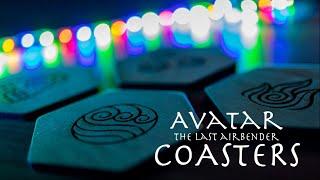 DIY Avatar: The Last Air Bender Coasters  | Laser Cut
