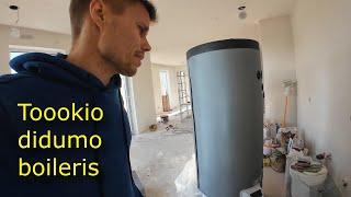 Vasaris/ Mokymai /Bandysim mikrocementą/ 9Kw boileris