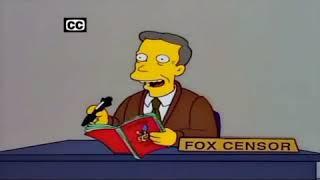 The Simpsons - “Fox Censor Guy” Dies but its censored  (READ DESCRIPTION ️)