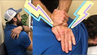 Severe Rib Pain "Crack" Chiropractic Adjustment