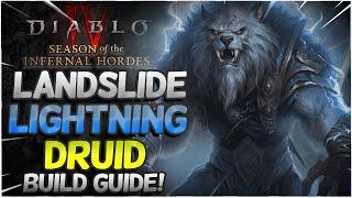 LANDSLIDE LIGHTNING STRIKE DRUID BUILD GUIDE DIABLO 4 SEASON 5!