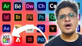 All 50+ Adobe Apps/Products Explained in 8 Minutes in Hindi | Adobe Softwares Explained (2022)