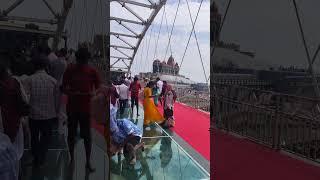 vivekananda rock memorial glass bridge