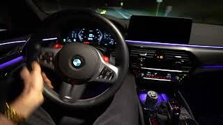 2022 BMW M5 650 HP + AWD Drifts - POV Night Drive