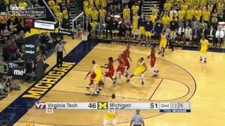 Zak Irvin Beats the Shot Clock vs. Virginia Tech