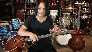 Sawtooth Rudy Sarzo Fretless Acoustic Electric Bass Demo w Robbie Crane of Black Star Riders