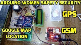 Arduino based women safety security system using gsm and gps modem