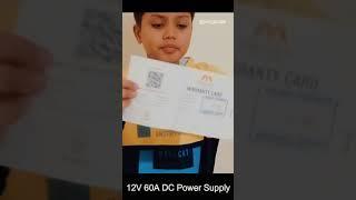 Unboxing: DC Power Supply | 12V 60AMP shorts  #facts #knowledge #shorts #short #unboxing