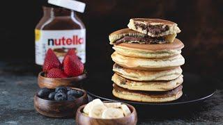 Nutella-Stuffed Pancakes | Fluffy & Irresistible | Cooking Video