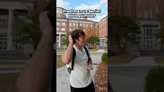 Freshman vs Senior Biology Majors