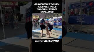 MS Wrestler Takes On BJJ Street Challenge #bjj #mma #wrestling #jiujitsu #combat #michigan