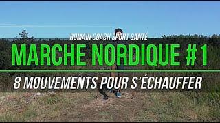 8 exercices pour s'échauffer en Marche Nordique ROUTINE #1