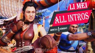 MORTAL KOMBAT 1 -  LI MEI ALL INTROS DIALOGUES (PS5)️4K ᵁᴴᴰ 60ᶠᵖˢ