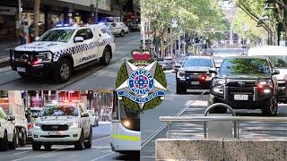 VICPOL | GD, Marked + Unmarked CIRT Units Responding to Unknown Incident in Melbourne