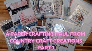 CCC Paper Crafting Haul Part 1 - mixing and matching papers?