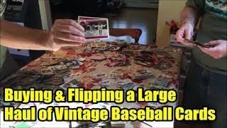 Buying a Large Haul of Vintage Baseball and Non Sport Cards for $8