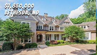 Gorgeous Perfect Mansion In Bethesda, MD For $7,850,000 | Zillow Gone Wild