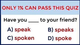 Mixed Grammar Quiz: If you score over 97% on this quiz, your English is Amazing!