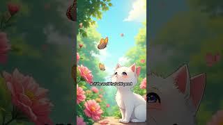 Why Kitten Froze at a Falling Petal… And Just Listened  #shorts