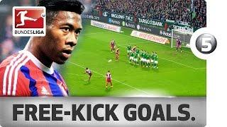 David Alaba - All His Bayern Free-Kick Goals