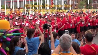 Toronto PanAm Games: Welcome Ceremony of Team Canada to the Athletes' Village