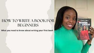 HOW TO WRITE A BOOK FOR BEGINNERS | AUTHENTIC WORTH PUBLISHING