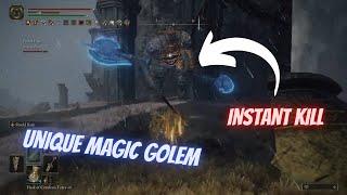 Where to Find the hidden Blue Golem | How to kill - Elden Ring