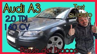 Audi A3 2.0 TDI 140cv prova solo guidata