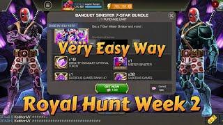 Henchpool, Royal Hunt Three & Four Week 2 Very Easy, Banquet Sinister 7 Star Bundle