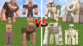 VILLAGER vs IRON GOLEM AT EVERY AGE | Minecraft Mob Battle