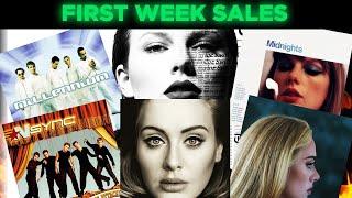 The Biggest First Week Sales of each decade