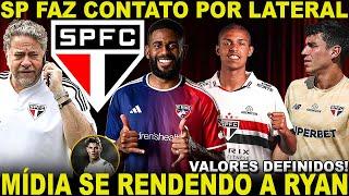 RAPAZ... MÍDIA SE RENDE A JOIA DO SPFC! VALORES REVELADOS! NOVO ALVO PARA A LATERAL! FERRARESI E+