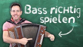 Wie spiele ich Bassläufe auf der Steirischen Harmonika?